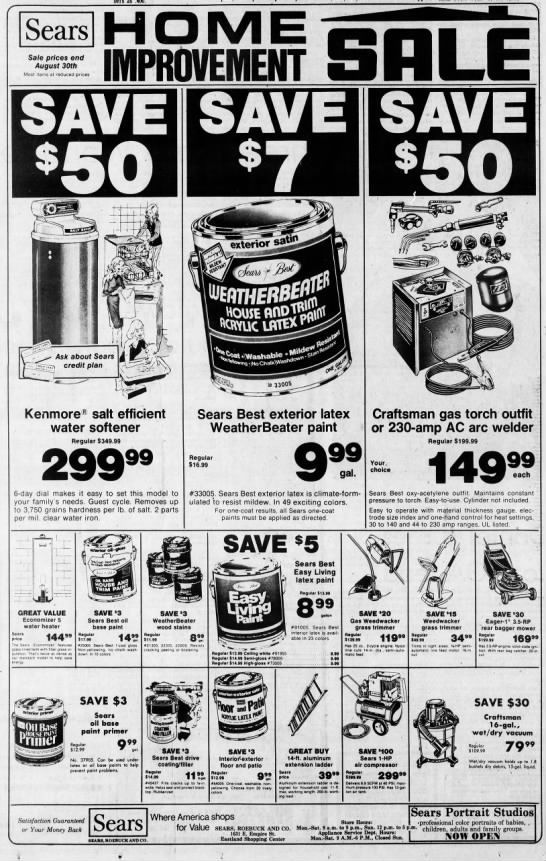 Home Improvement Sale